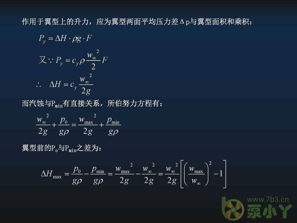 叶片泵水力设计基础5